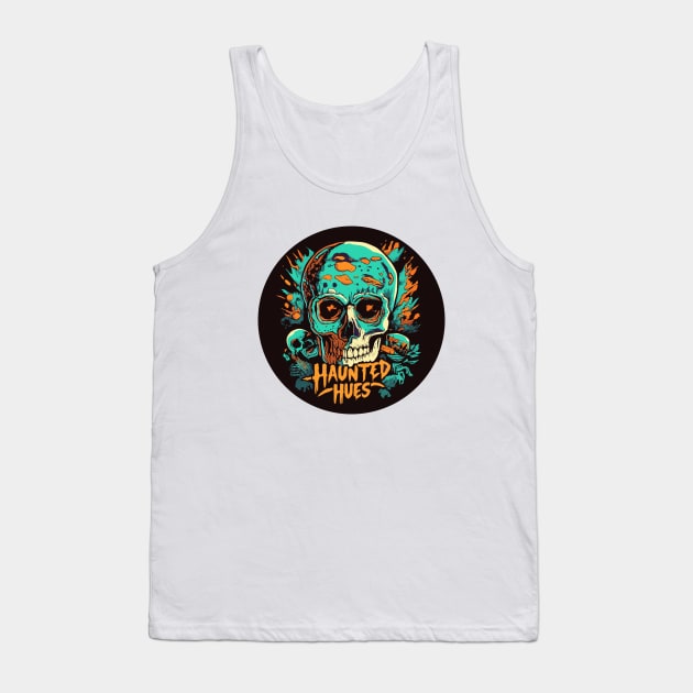 "Haunted Hues" design Tank Top by WEARWORLD